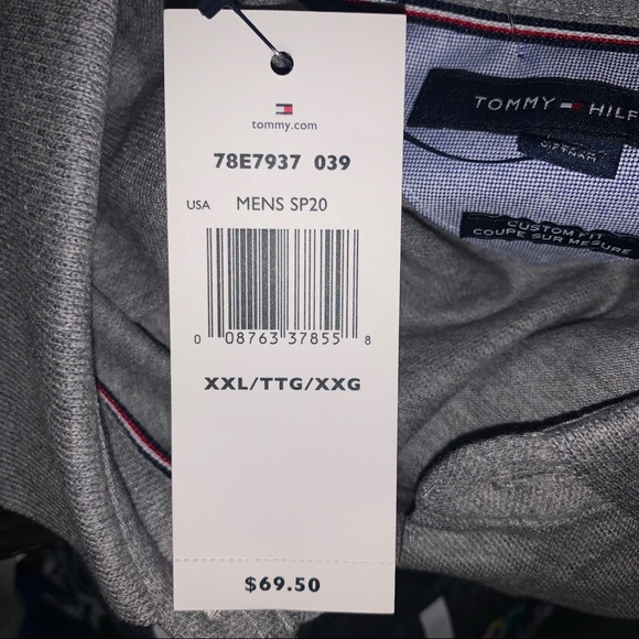 Tommy Hilfiger | Grey Short Sleeve Polo - Picture 4 of 4